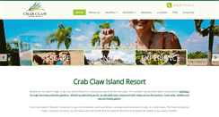 Desktop Screenshot of crabclawisland.com.au